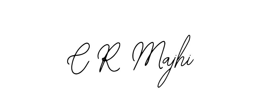 if you are searching for the best signature style for your name C R Majhi. so please give up your signature search. here we have designed multiple signature styles  using Bearetta-2O07w. C R Majhi signature style 12 images and pictures png