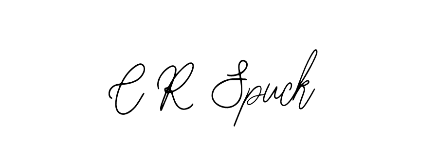Design your own signature with our free online signature maker. With this signature software, you can create a handwritten (Bearetta-2O07w) signature for name C R Spuck. C R Spuck signature style 12 images and pictures png