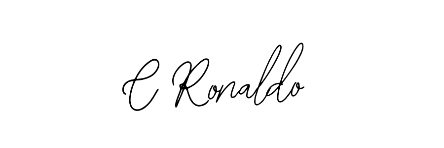 Design your own signature with our free online signature maker. With this signature software, you can create a handwritten (Bearetta-2O07w) signature for name C Ronaldo. C Ronaldo signature style 12 images and pictures png