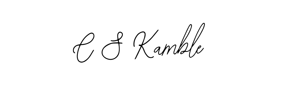 C S Kamble stylish signature style. Best Handwritten Sign (Bearetta-2O07w) for my name. Handwritten Signature Collection Ideas for my name C S Kamble. C S Kamble signature style 12 images and pictures png