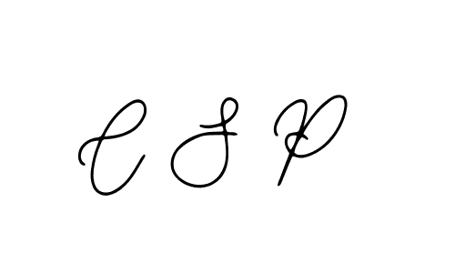 Make a beautiful signature design for name C S P. With this signature (Bearetta-2O07w) style, you can create a handwritten signature for free. C S P signature style 12 images and pictures png