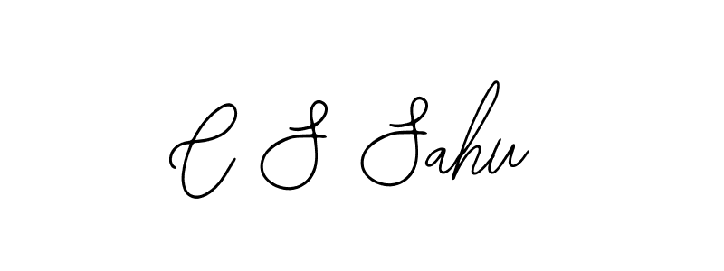 You should practise on your own different ways (Bearetta-2O07w) to write your name (C S Sahu) in signature. don't let someone else do it for you. C S Sahu signature style 12 images and pictures png