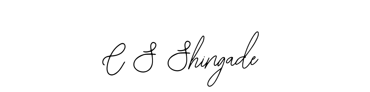 Also we have C S Shingade name is the best signature style. Create professional handwritten signature collection using Bearetta-2O07w autograph style. C S Shingade signature style 12 images and pictures png
