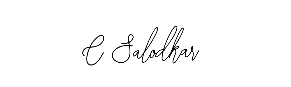 Make a beautiful signature design for name C Salodkar. With this signature (Bearetta-2O07w) style, you can create a handwritten signature for free. C Salodkar signature style 12 images and pictures png