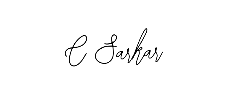 Design your own signature with our free online signature maker. With this signature software, you can create a handwritten (Bearetta-2O07w) signature for name C Sarkar. C Sarkar signature style 12 images and pictures png