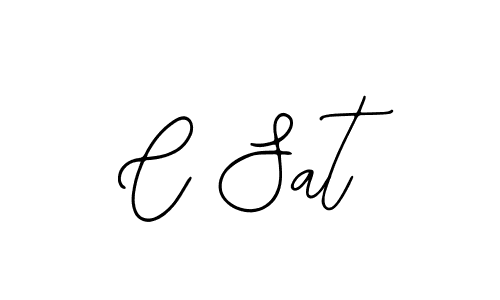 C Sat stylish signature style. Best Handwritten Sign (Bearetta-2O07w) for my name. Handwritten Signature Collection Ideas for my name C Sat. C Sat signature style 12 images and pictures png