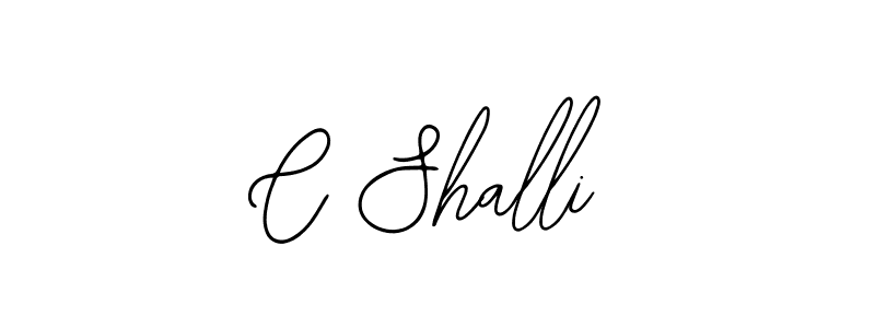 You should practise on your own different ways (Bearetta-2O07w) to write your name (C Shalli) in signature. don't let someone else do it for you. C Shalli signature style 12 images and pictures png