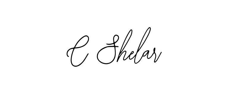 Design your own signature with our free online signature maker. With this signature software, you can create a handwritten (Bearetta-2O07w) signature for name C Shelar. C Shelar signature style 12 images and pictures png