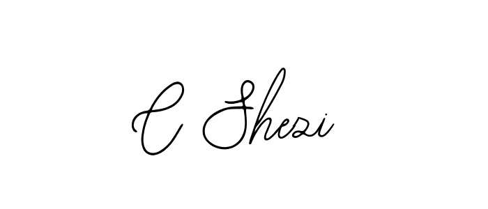 Design your own signature with our free online signature maker. With this signature software, you can create a handwritten (Bearetta-2O07w) signature for name C Shezi. C Shezi signature style 12 images and pictures png