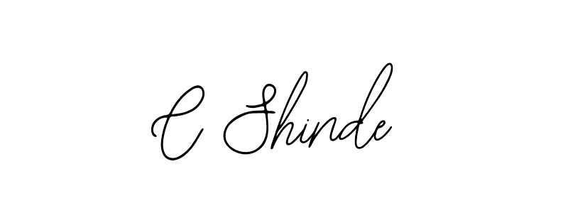 Make a beautiful signature design for name C Shinde. With this signature (Bearetta-2O07w) style, you can create a handwritten signature for free. C Shinde signature style 12 images and pictures png