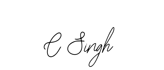 You should practise on your own different ways (Bearetta-2O07w) to write your name (C Singh) in signature. don't let someone else do it for you. C Singh signature style 12 images and pictures png