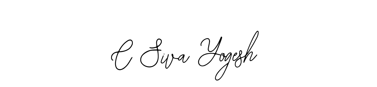 Bearetta-2O07w is a professional signature style that is perfect for those who want to add a touch of class to their signature. It is also a great choice for those who want to make their signature more unique. Get C Siva Yogesh name to fancy signature for free. C Siva Yogesh signature style 12 images and pictures png