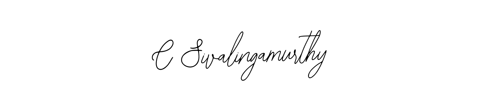 You should practise on your own different ways (Bearetta-2O07w) to write your name (C Sivalingamurthy) in signature. don't let someone else do it for you. C Sivalingamurthy signature style 12 images and pictures png