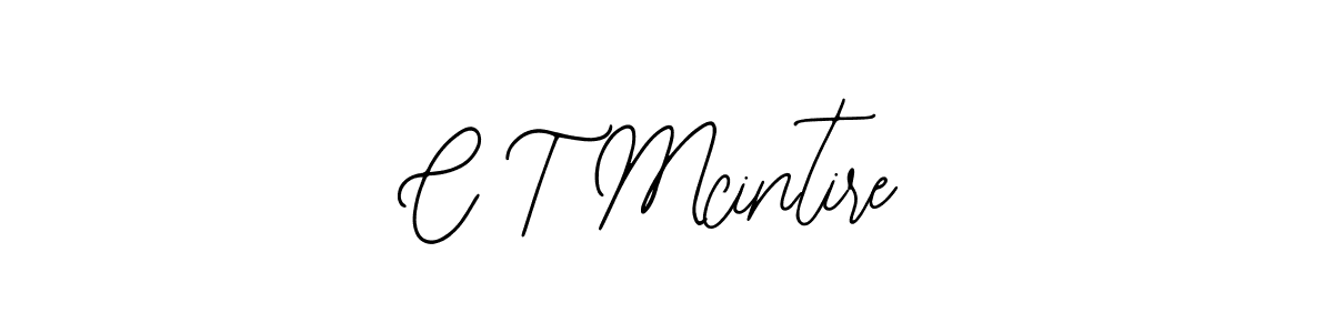 C T Mcintire stylish signature style. Best Handwritten Sign (Bearetta-2O07w) for my name. Handwritten Signature Collection Ideas for my name C T Mcintire. C T Mcintire signature style 12 images and pictures png