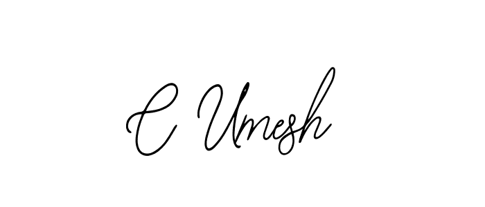 How to make C Umesh signature? Bearetta-2O07w is a professional autograph style. Create handwritten signature for C Umesh name. C Umesh signature style 12 images and pictures png