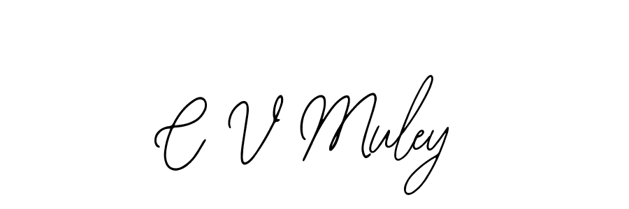 Make a beautiful signature design for name C V Muley. Use this online signature maker to create a handwritten signature for free. C V Muley signature style 12 images and pictures png