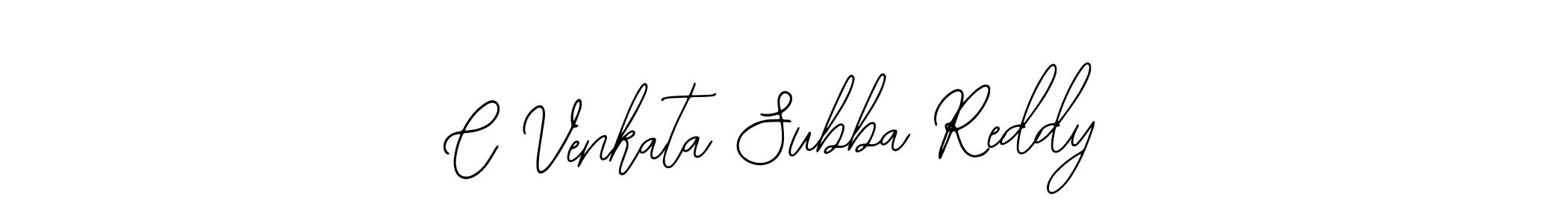 It looks lik you need a new signature style for name C Venkata Subba Reddy. Design unique handwritten (Bearetta-2O07w) signature with our free signature maker in just a few clicks. C Venkata Subba Reddy signature style 12 images and pictures png