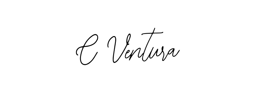 You should practise on your own different ways (Bearetta-2O07w) to write your name (C Ventura) in signature. don't let someone else do it for you. C Ventura signature style 12 images and pictures png