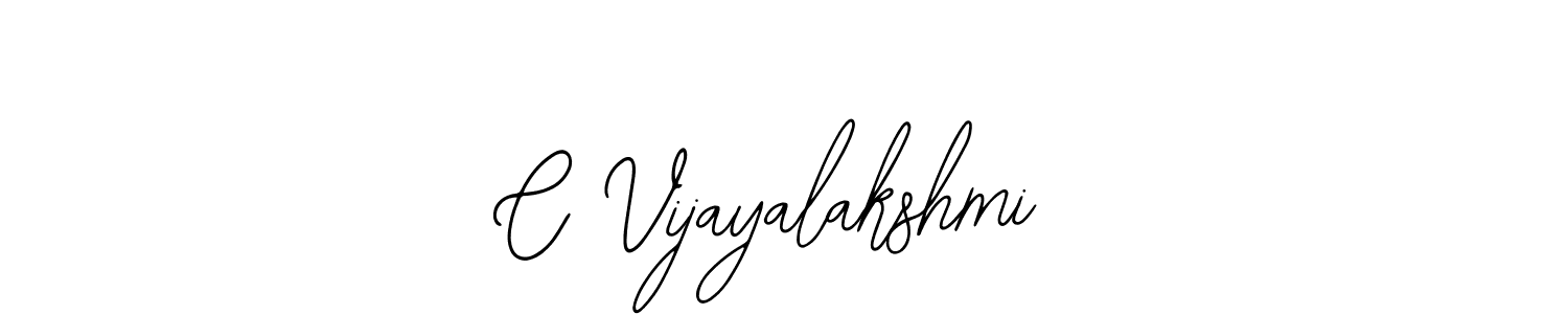 You should practise on your own different ways (Bearetta-2O07w) to write your name (C Vijayalakshmi) in signature. don't let someone else do it for you. C Vijayalakshmi signature style 12 images and pictures png