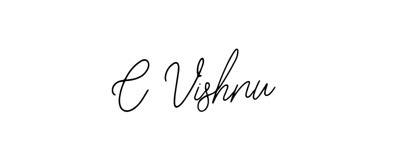 Also we have C Vishnu name is the best signature style. Create professional handwritten signature collection using Bearetta-2O07w autograph style. C Vishnu signature style 12 images and pictures png