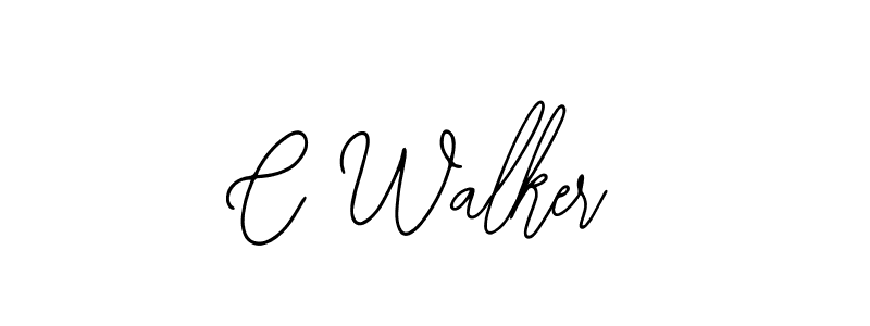 Use a signature maker to create a handwritten signature online. With this signature software, you can design (Bearetta-2O07w) your own signature for name C Walker. C Walker signature style 12 images and pictures png