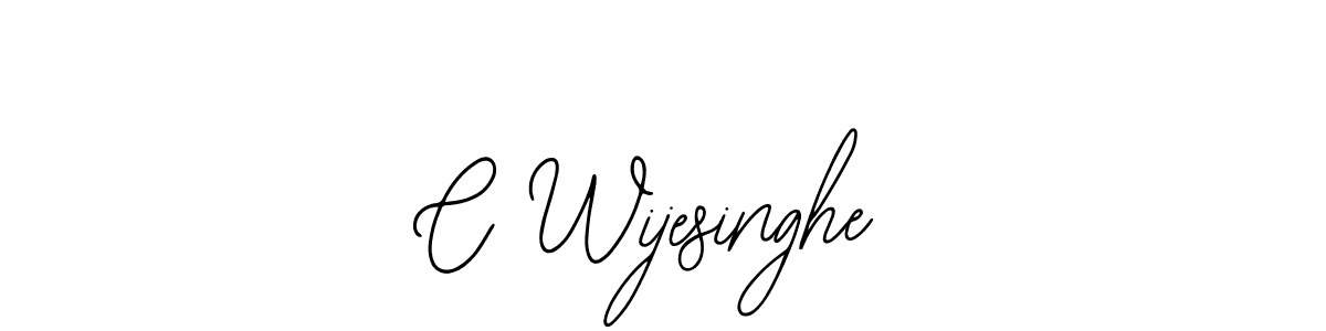 How to make C Wijesinghe signature? Bearetta-2O07w is a professional autograph style. Create handwritten signature for C Wijesinghe name. C Wijesinghe signature style 12 images and pictures png
