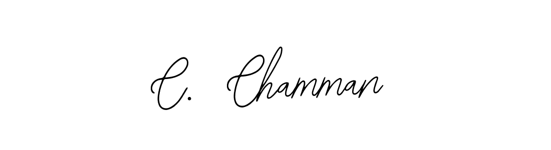 C.  Chamman stylish signature style. Best Handwritten Sign (Bearetta-2O07w) for my name. Handwritten Signature Collection Ideas for my name C.  Chamman. C.  Chamman signature style 12 images and pictures png