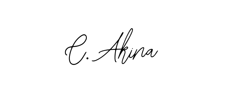 Use a signature maker to create a handwritten signature online. With this signature software, you can design (Bearetta-2O07w) your own signature for name C. Akina. C. Akina signature style 12 images and pictures png