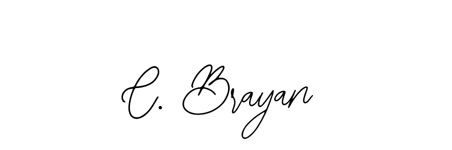 How to make C. Brayan name signature. Use Bearetta-2O07w style for creating short signs online. This is the latest handwritten sign. C. Brayan signature style 12 images and pictures png