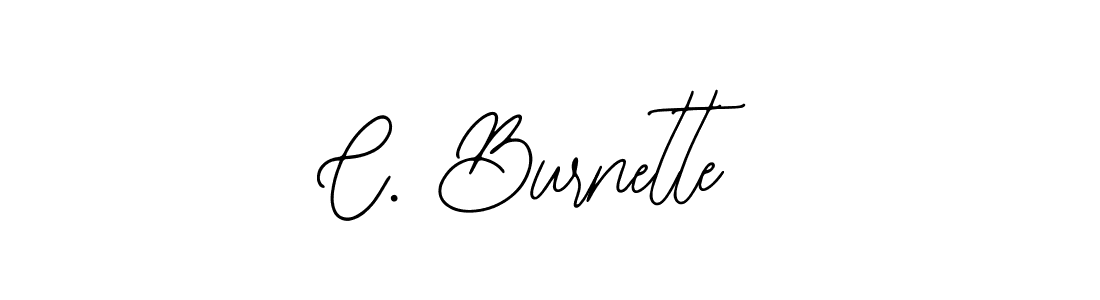 How to make C. Burnette name signature. Use Bearetta-2O07w style for creating short signs online. This is the latest handwritten sign. C. Burnette signature style 12 images and pictures png