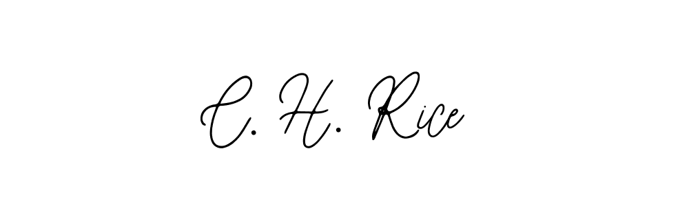 Use a signature maker to create a handwritten signature online. With this signature software, you can design (Bearetta-2O07w) your own signature for name C. H. Rice. C. H. Rice signature style 12 images and pictures png