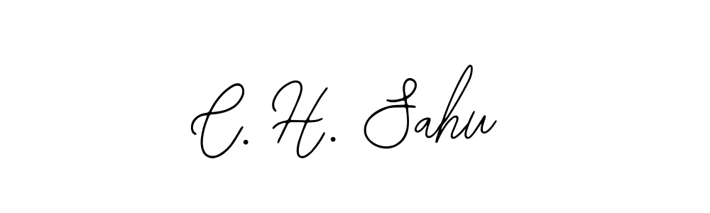 Make a beautiful signature design for name C. H. Sahu. Use this online signature maker to create a handwritten signature for free. C. H. Sahu signature style 12 images and pictures png