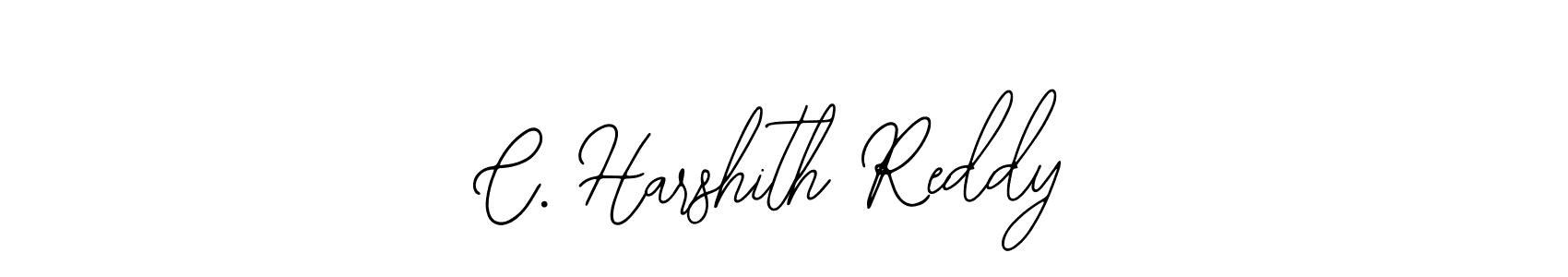 Create a beautiful signature design for name C. Harshith Reddy. With this signature (Bearetta-2O07w) fonts, you can make a handwritten signature for free. C. Harshith Reddy signature style 12 images and pictures png