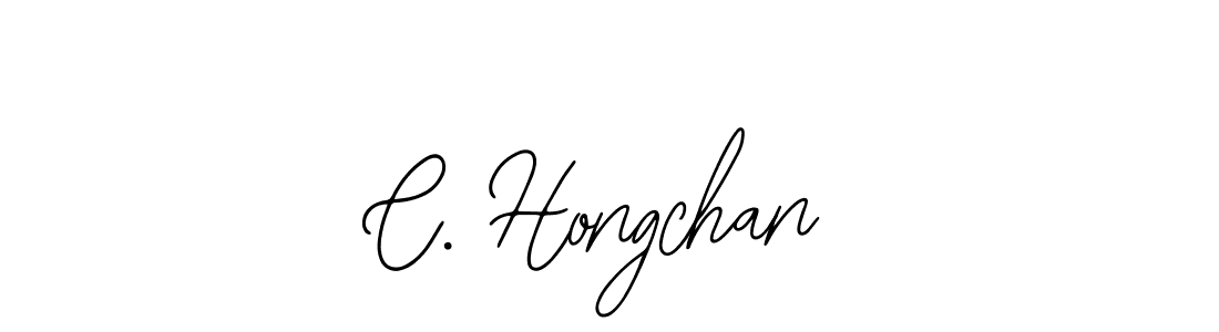 Best and Professional Signature Style for C. Hongchan. Bearetta-2O07w Best Signature Style Collection. C. Hongchan signature style 12 images and pictures png
