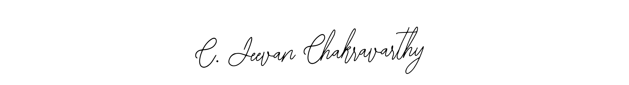 The best way (Bearetta-2O07w) to make a short signature is to pick only two or three words in your name. The name C. Jeevan Chakravarthy include a total of six letters. For converting this name. C. Jeevan Chakravarthy signature style 12 images and pictures png