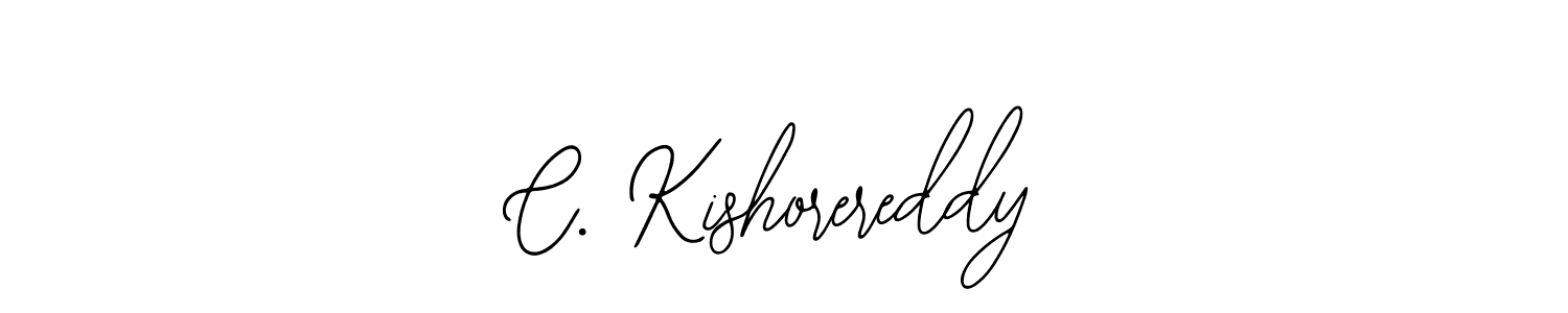 How to make C. Kishorereddy name signature. Use Bearetta-2O07w style for creating short signs online. This is the latest handwritten sign. C. Kishorereddy signature style 12 images and pictures png