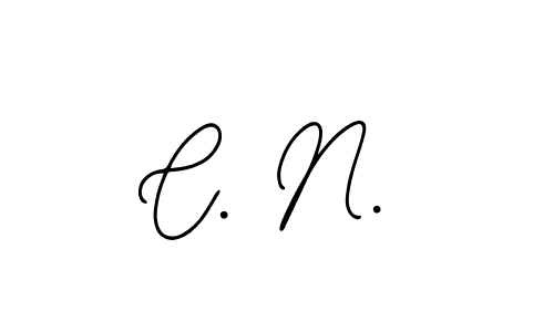 How to make C. N. name signature. Use Bearetta-2O07w style for creating short signs online. This is the latest handwritten sign. C. N. signature style 12 images and pictures png