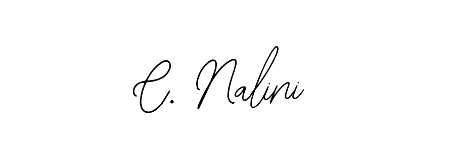 Design your own signature with our free online signature maker. With this signature software, you can create a handwritten (Bearetta-2O07w) signature for name C. Nalini. C. Nalini signature style 12 images and pictures png