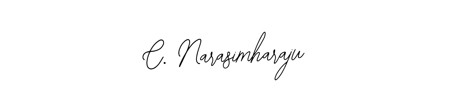 The best way (Bearetta-2O07w) to make a short signature is to pick only two or three words in your name. The name C. Narasimharaju include a total of six letters. For converting this name. C. Narasimharaju signature style 12 images and pictures png