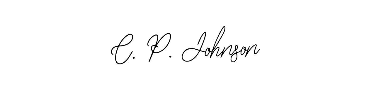 This is the best signature style for the C. P. Johnson name. Also you like these signature font (Bearetta-2O07w). Mix name signature. C. P. Johnson signature style 12 images and pictures png