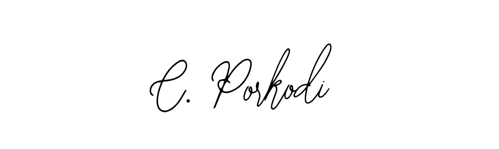 Best and Professional Signature Style for C. Porkodi. Bearetta-2O07w Best Signature Style Collection. C. Porkodi signature style 12 images and pictures png