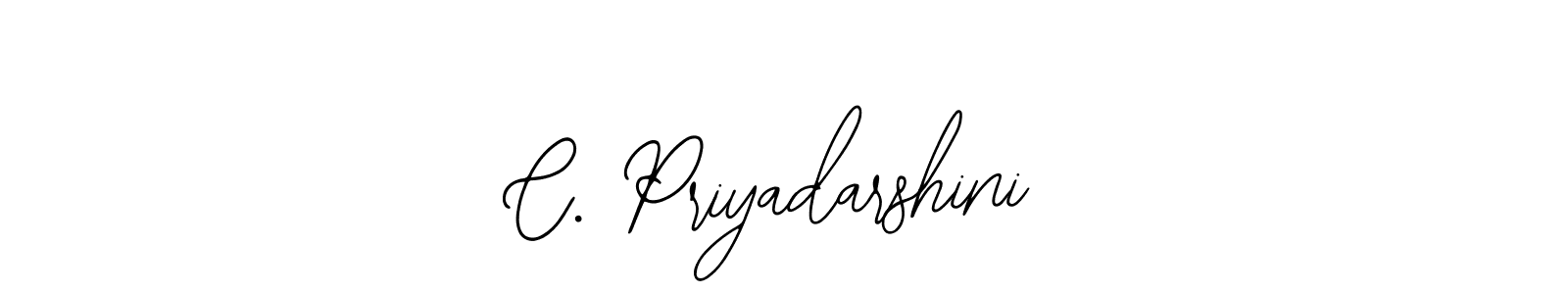 Use a signature maker to create a handwritten signature online. With this signature software, you can design (Bearetta-2O07w) your own signature for name C. Priyadarshini. C. Priyadarshini signature style 12 images and pictures png