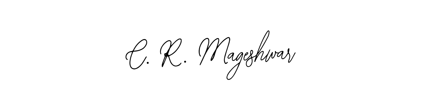 Create a beautiful signature design for name C. R. Mageshwar. With this signature (Bearetta-2O07w) fonts, you can make a handwritten signature for free. C. R. Mageshwar signature style 12 images and pictures png