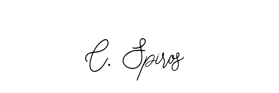 Make a beautiful signature design for name C. Spiros. With this signature (Bearetta-2O07w) style, you can create a handwritten signature for free. C. Spiros signature style 12 images and pictures png