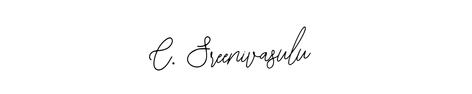 Design your own signature with our free online signature maker. With this signature software, you can create a handwritten (Bearetta-2O07w) signature for name C. Sreenivasulu. C. Sreenivasulu signature style 12 images and pictures png