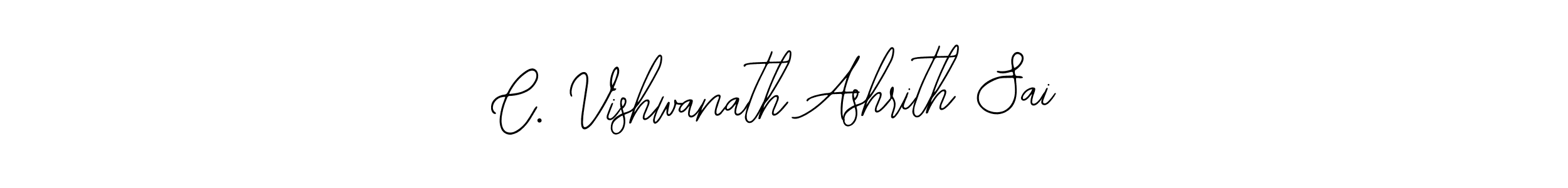 if you are searching for the best signature style for your name C. Vishwanath Ashrith Sai. so please give up your signature search. here we have designed multiple signature styles  using Bearetta-2O07w. C. Vishwanath Ashrith Sai signature style 12 images and pictures png