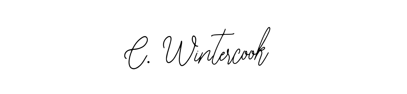 Also You can easily find your signature by using the search form. We will create C. Wintercook name handwritten signature images for you free of cost using Bearetta-2O07w sign style. C. Wintercook signature style 12 images and pictures png