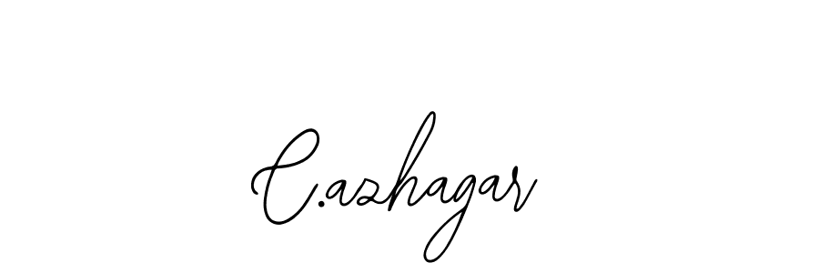 You should practise on your own different ways (Bearetta-2O07w) to write your name (C.azhagar) in signature. don't let someone else do it for you. C.azhagar signature style 12 images and pictures png