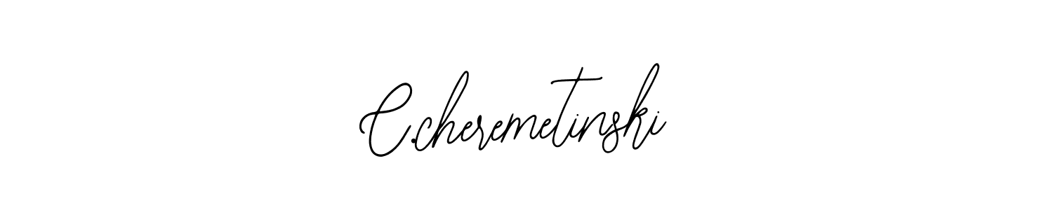 Design your own signature with our free online signature maker. With this signature software, you can create a handwritten (Bearetta-2O07w) signature for name C.cheremetinski. C.cheremetinski signature style 12 images and pictures png