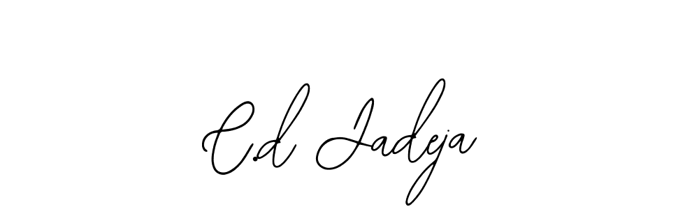 Make a beautiful signature design for name C.d Jadeja. Use this online signature maker to create a handwritten signature for free. C.d Jadeja signature style 12 images and pictures png